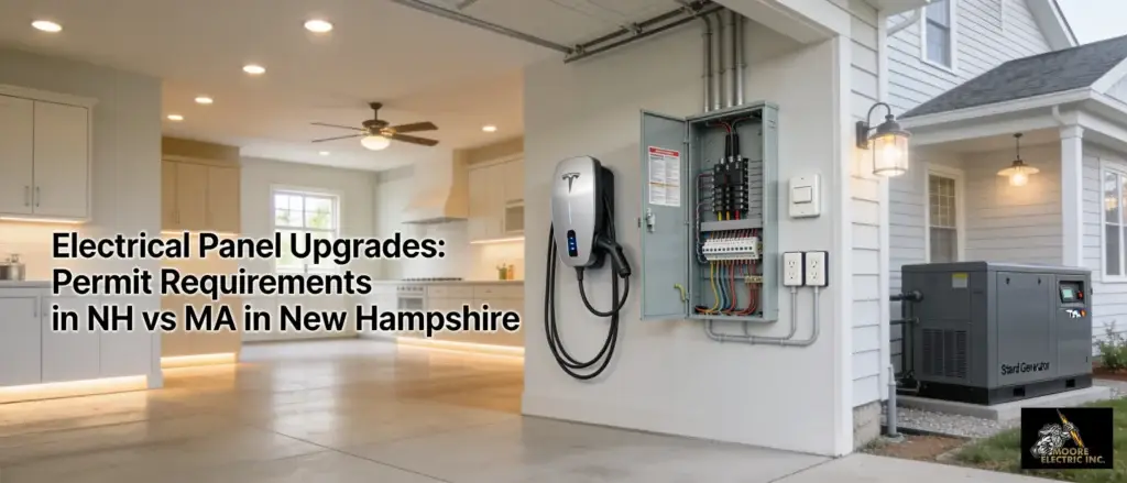 Massachusetts law requires notice to the inspector of wires before or within five days