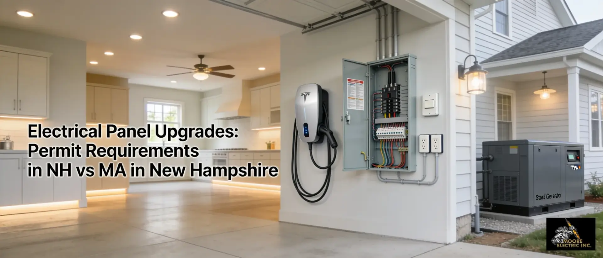 Massachusetts law requires notice to the inspector of wires before or within five days