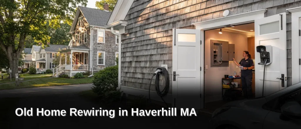 Many Haverhill properties still carry electrical systems installed decades before modern safety codes existed. Haverhill